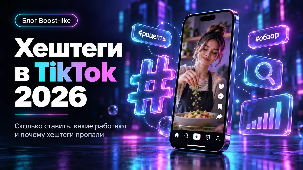 Хештеги для TikTok в 2026 году: какие ставить и почему они пропали
