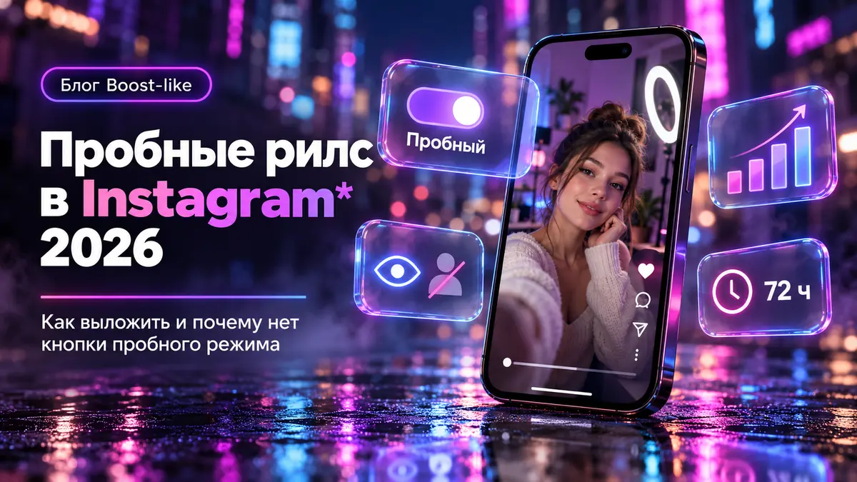 Пробные рилс в Instagram*: как выложить и почему нет кнопки пробного режима